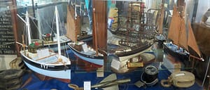 Old Guildhall Museum - A collection of model boats