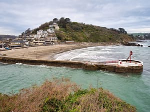 East Looe Beach and Pier